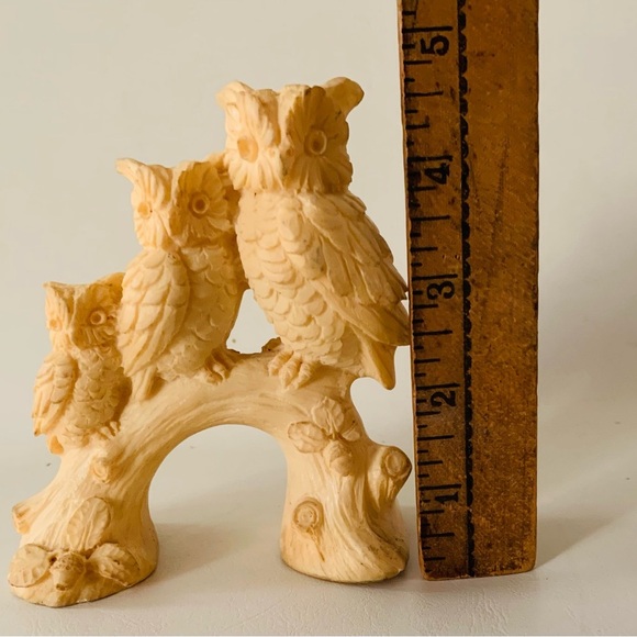 Santini 3 owls figurine Italy - Picture 3 of 9